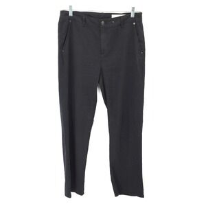 Rag & Bone Black straight leg chino pant black cotton quiet luxury minimalist 27